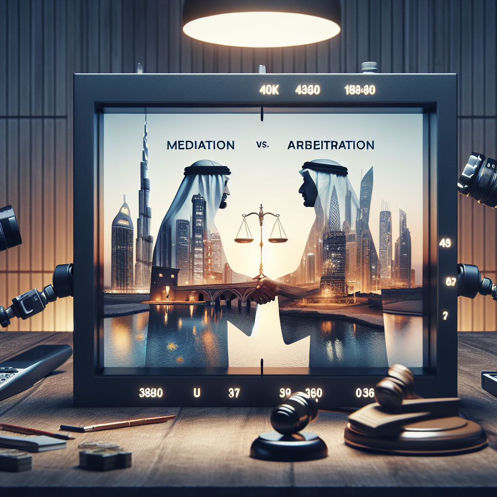 Mediation vs. Arbitration: Key Differences in UAE Family Law Context