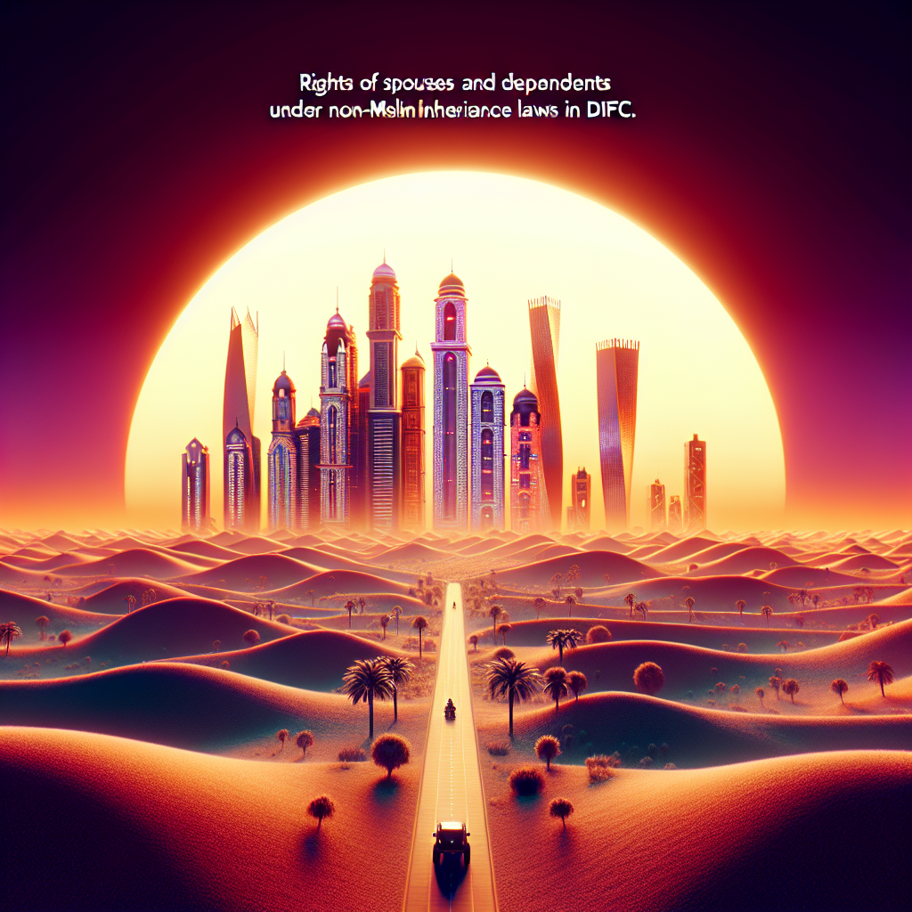 Rights of Spouses and Dependents under Non-Muslim Inheritance Laws in DIFC