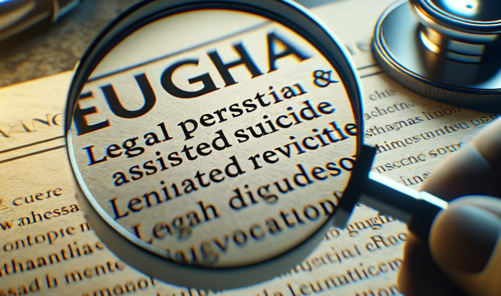 Euthanasia and Assisted Suicide: A Legal Perspective