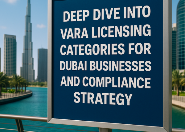 Overview diagram of Dubai VARA licensing categories and compliance pathways.