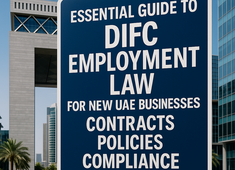 DIFC skyline representing UAE employment law compliance for new businesses