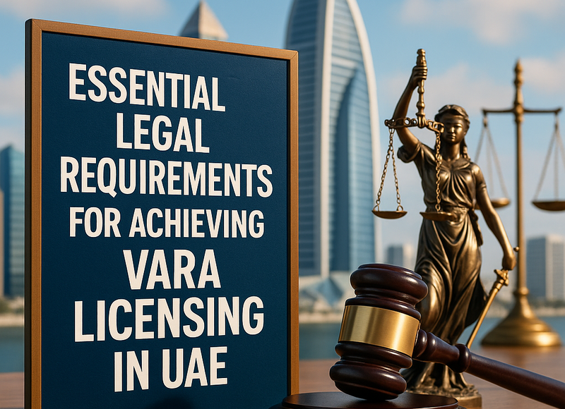 VARA licensing compliance steps visualized for UAE businesses.
