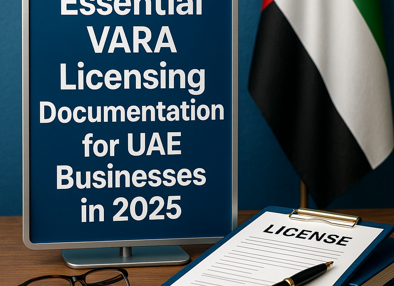 Detailed checklist of required documents for UAE VARA licensing in 2025.