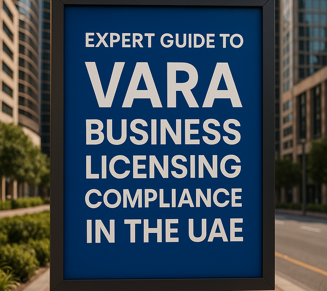 Visual flowchart of VARA business licensing process in Dubai UAE