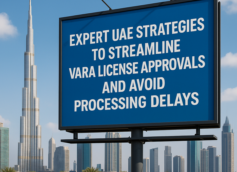 Legal consultant reviewing VARA license application documents in a modern UAE office