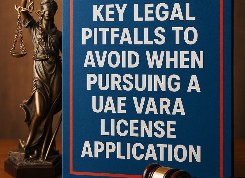 Diagram showing VARA license application steps highlighting common legal errors to avoid