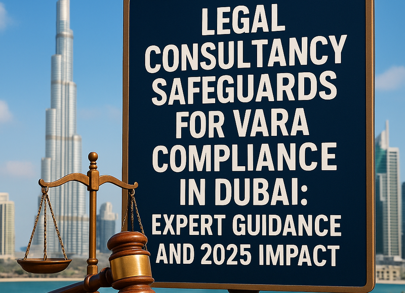 Legal consultant advising business on Dubai VARA compliance requirements in office