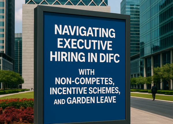Executive handshake in DIFC financial district