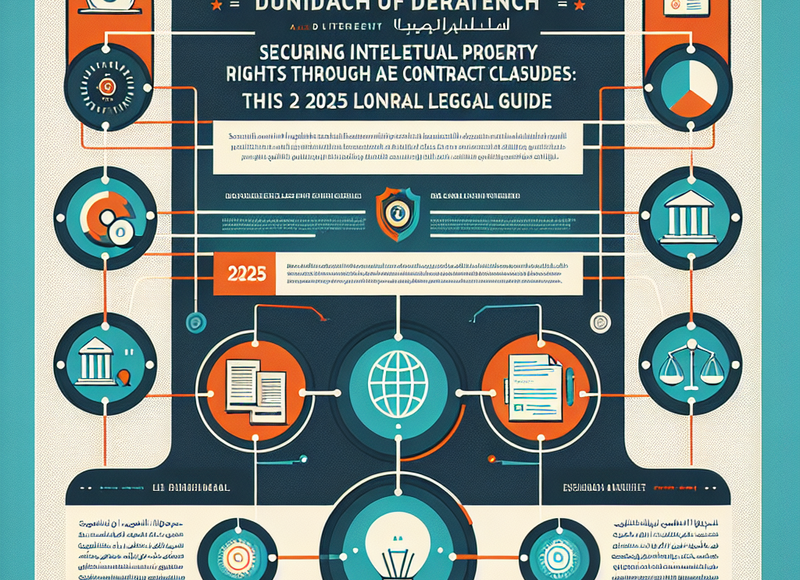 Legal advisor reviewing UAE intellectual property clauses in a contract document