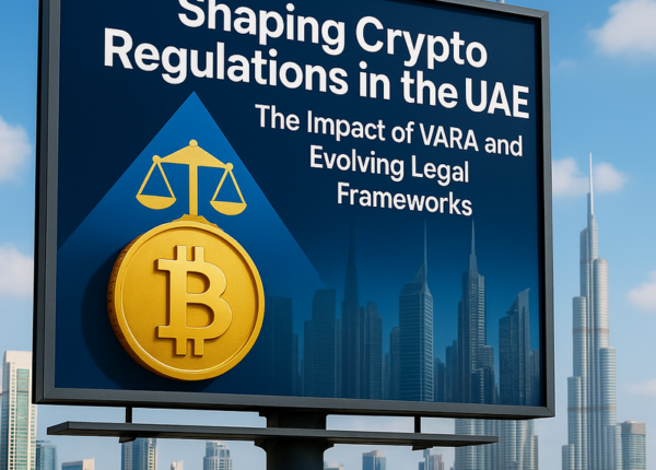 Dubai skyline with digital assets symbols representing crypto regulation