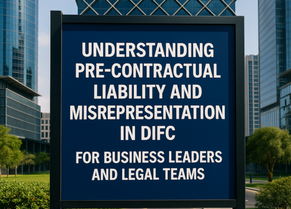 DIFC skyline symbolizing contract negotiation and legal compliance in UAE business