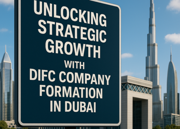 Dubai International Financial Centre skyline illustrating business hub benefits