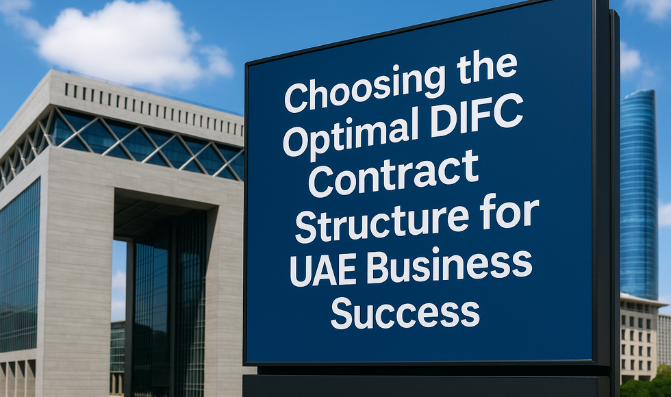 Comparison of DIFC fixed-term and open-ended contract structures for UAE compliance