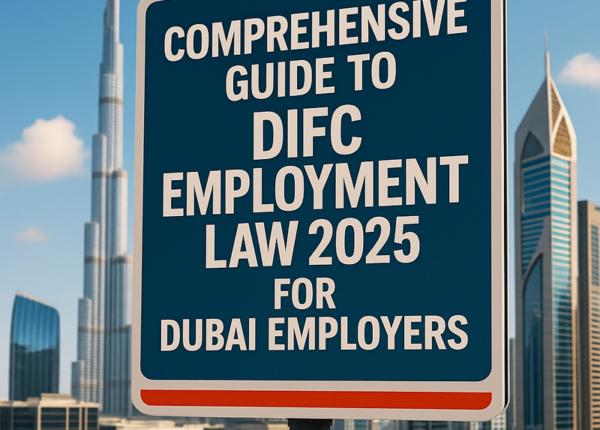 DIFC towers and Dubai skyline symbolizing UAE employment law reform for 2025