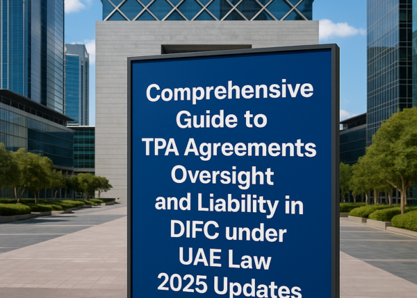 UAE DIFC legal compliance illustration for TPA and claims administrator agreements