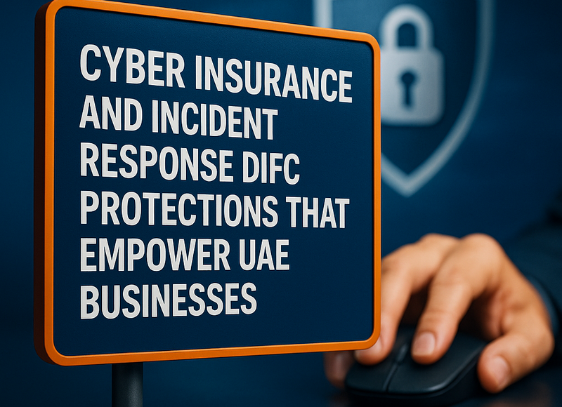 DIFC business professionals reviewing a cyber incident response contract