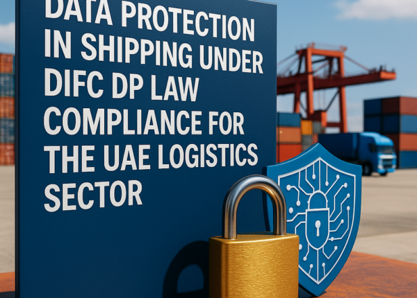 Compliance checklist and penalty comparison table for DIFC data protection in UAE shipping logistics