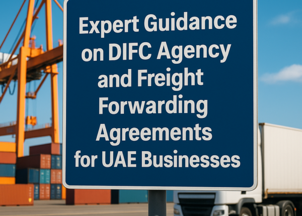 Infographic contrasting DIFC and UAE federal agency law for contract drafting best practices