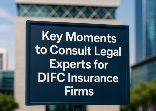 Legal consultant advising DIFC insurance executives on UAE law compliance