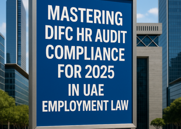 DIFC HR audit compliance checklist for UAE 2025 in a modern workspace