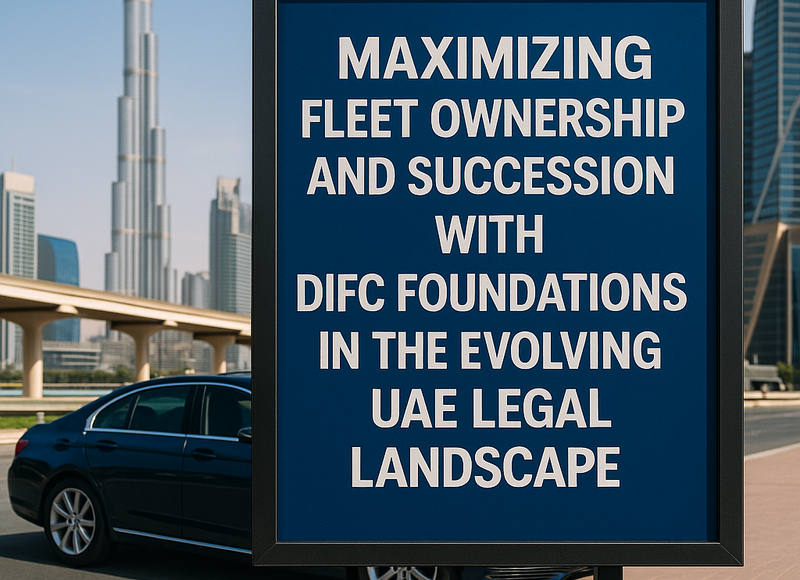 DIFC skyline showcasing legal and business structures for asset and fleet ownership