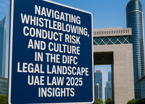 UAE DIFC compliance checklist with whistleblowing, conduct risk, and culture
