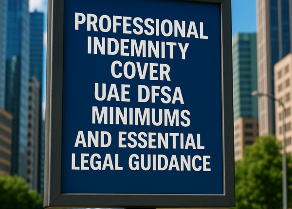 Professional indemnity insurance compliance checklist for DFSA-regulated UAE firms 2025