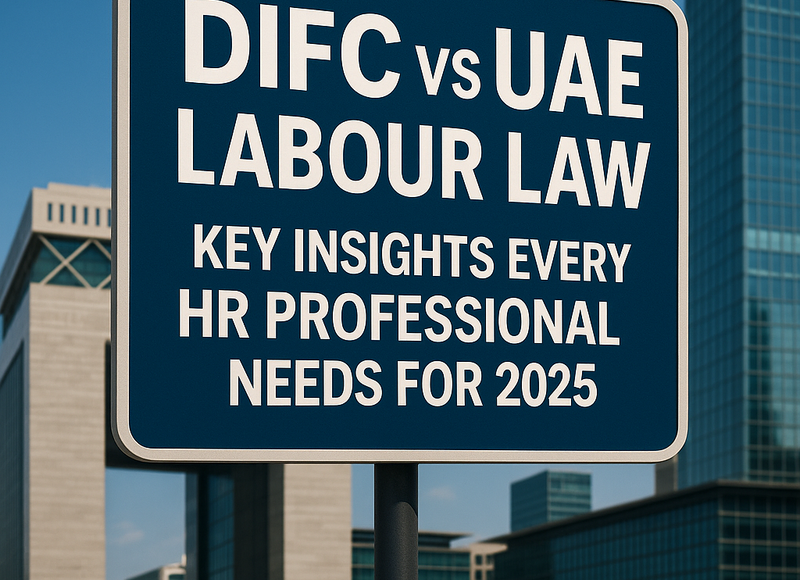 HR professionals discussing DIFC and UAE Labour Law updates with legal documents