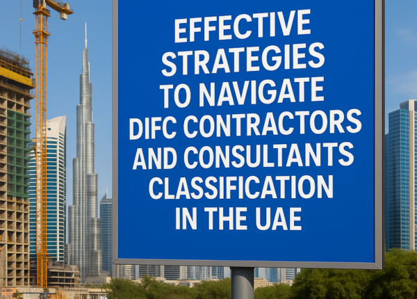 Illustration of legal compliance and contractor versus employee classification in DIFC UAE context