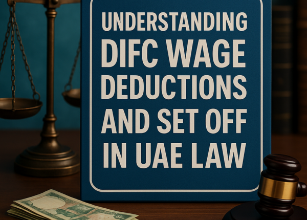 Chart showing permitted and prohibited DIFC wage deductions in UAE employment law.
