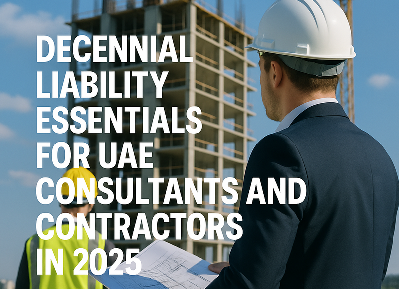 Skyline view of UAE high-rise buildings under construction reflecting enduring structures and risk management