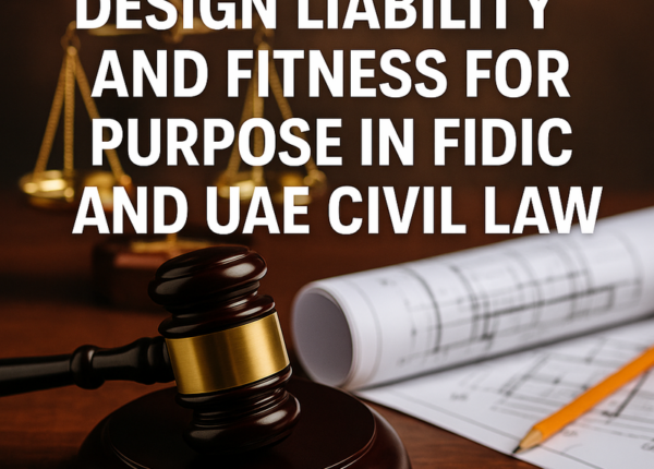 FIDIC and UAE law design liability comparison chart