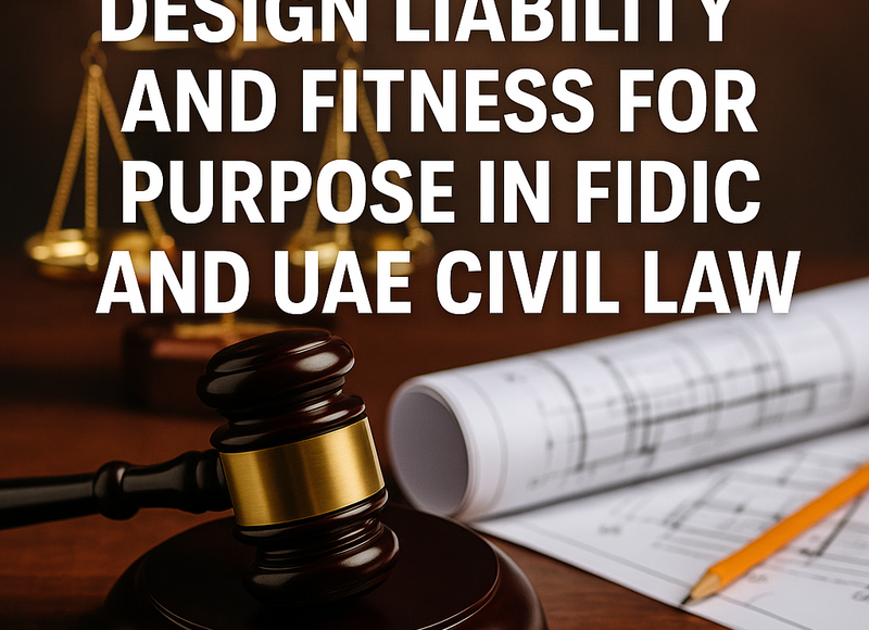 FIDIC and UAE law design liability comparison chart