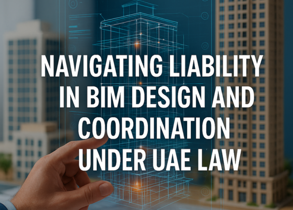 BIM design coordination and legal compliance overview UAE construction projects