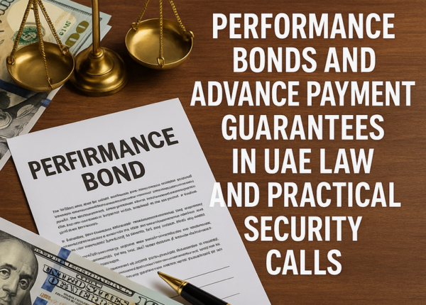UAE legal consultant explaining performance bonds and payment guarantees