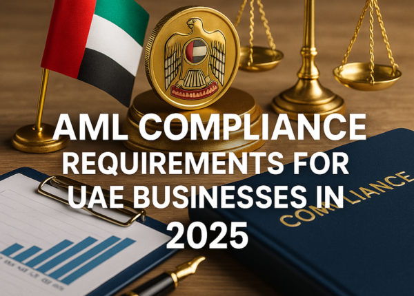 AML compliance process chart for UAE businesses in 2025