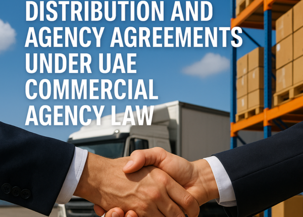Diagram illustrating key compliance steps for UAE commercial agency agreements