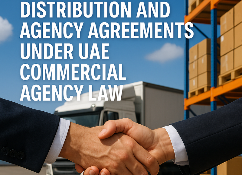 Diagram illustrating key compliance steps for UAE commercial agency agreements
