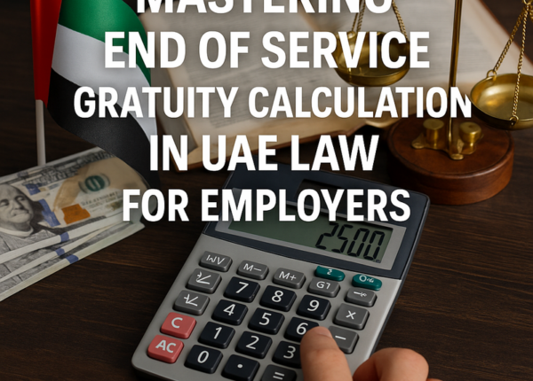 Compliance checklist for UAE end of service gratuity calculation under new labor law