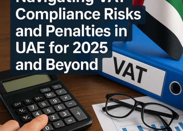 Diagram explaining VAT compliance and penalty structures in UAE law 2025