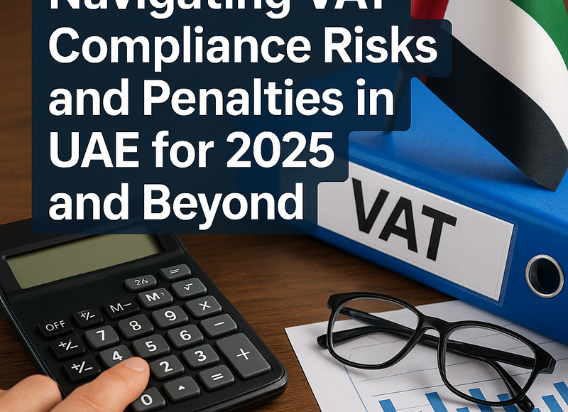 Diagram explaining VAT compliance and penalty structures in UAE law 2025