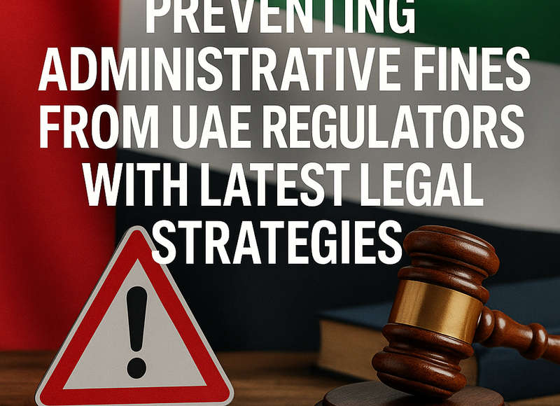Professional legal consultant reviewing UAE regulations on laptop