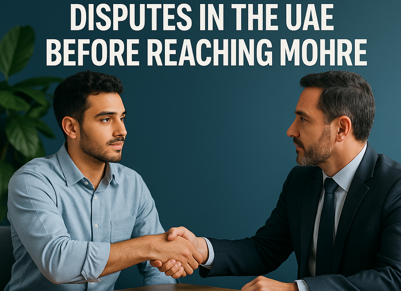 Internal dispute resolution flowchart for UAE workplace compliance