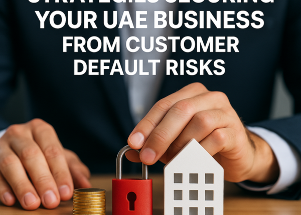 Professional consultant reviewing UAE business contracts for default risk