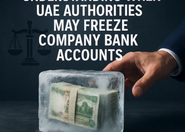 UAE authorities reviewing documentation for company bank account freeze procedures
