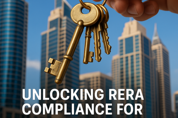 Flowchart showing legal RERA compliance steps for Dubai commercial property investors