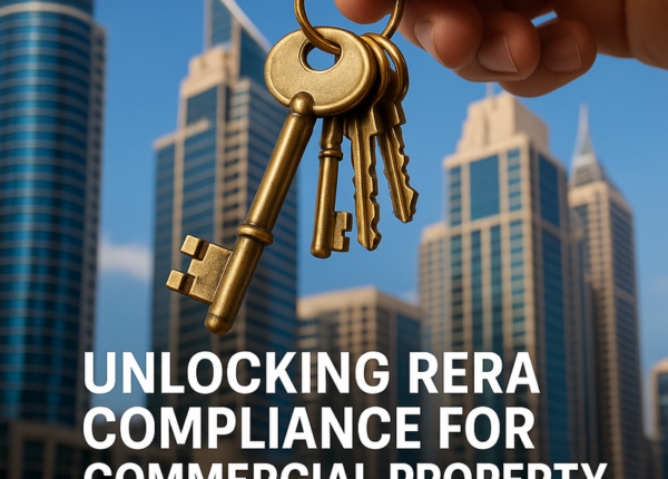 Flowchart showing legal RERA compliance steps for Dubai commercial property investors